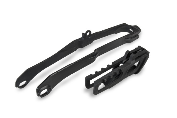 Chain Guide + Swingarm Chain Slider black for Honda CRF 250 R - CRF 450 R - CRF 250 RX - CRF 450 RX - CRF 450 RWE - CRF 250 RWE
